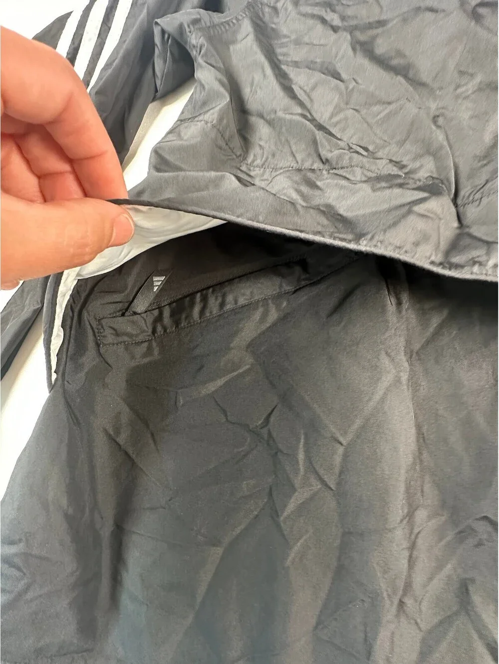 Vintage Adidas Men's Climalite Three-Stripe Vented Windbreaker Sz XL (137)